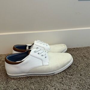 Bruno Marc Men’s White Sneakers